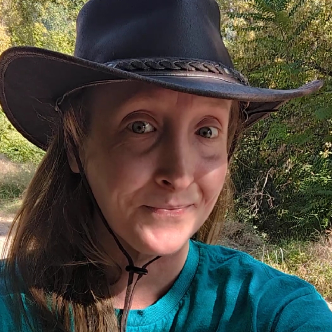 Katherine Sirimarco in a hat