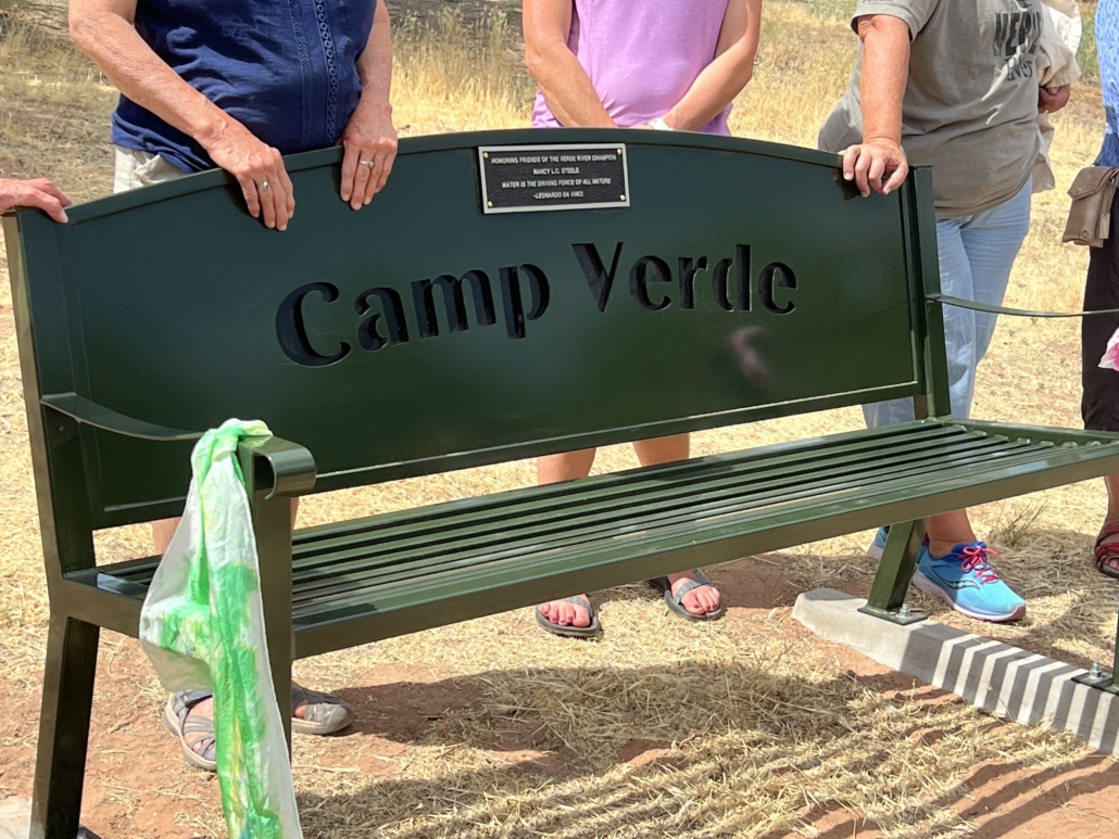 Camp Verde bench Nancy Steele