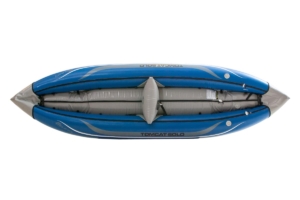 tomcat solor kayak blue top view