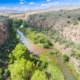Verde River in the summer