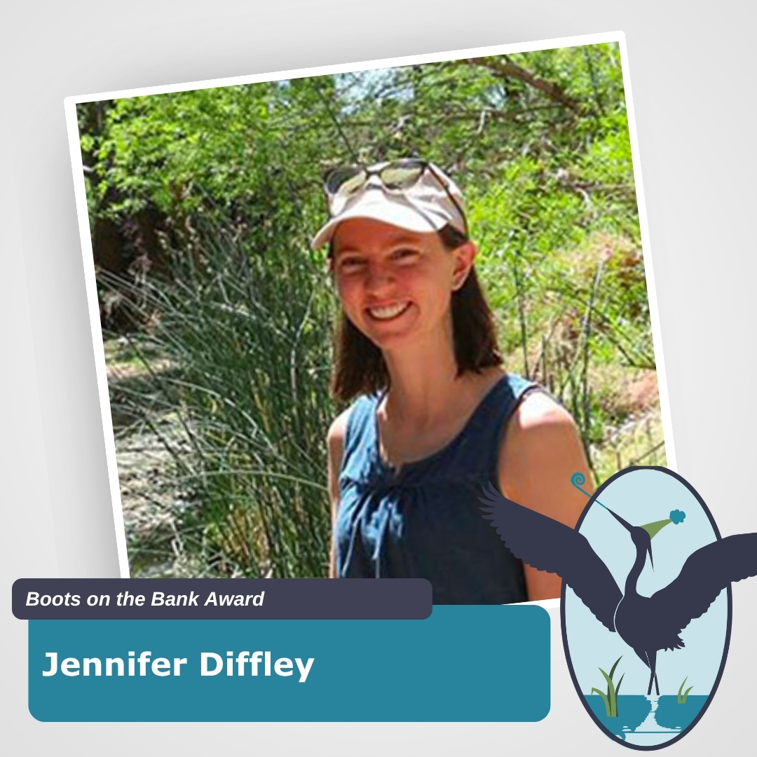 Jennifer Diffley Boots on the Bank Heron Award